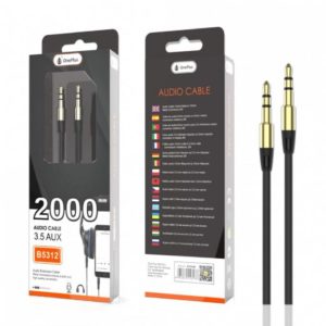 Audio Cable Plank M/M 3.5mm, Metal connector, 2M