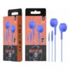 C5146 Earphone with Mic Lenoy 1.2M, Blue