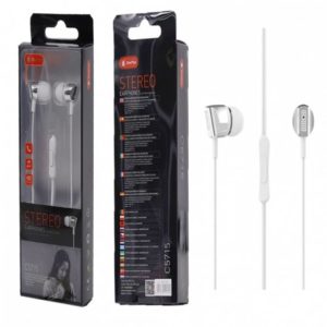 C5715 Wired Earphone Rowley with Mic 1.2M, White