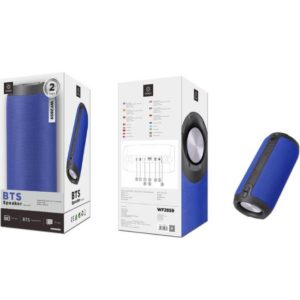WOOX WF2859 Mini Pipe Bluetooth Speaker with FM & TF Card Blue
