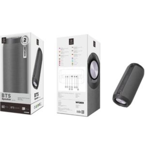 WOOX WF2859 Mini Pipe Bluetooth Speaker with FM & TF Card Grey