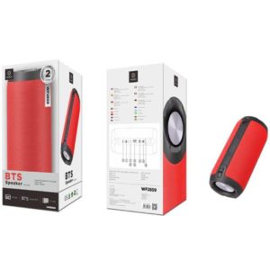 WOOX WF2859 Mini Pipe Bluetooth Speaker with FM & TF Card Red