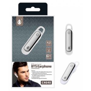 C4648 YAK Bluetooth headset for 2 BTS devices, Redial function, White