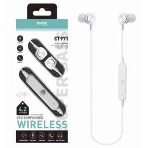 CT971 Prism Bluetooth Headset with Mic, Redial function, White