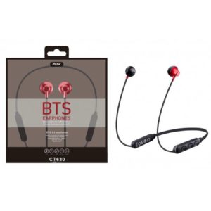 CT630 RJ Aldar Bluetooth Headset with Neck Support, Redial function, Red