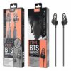 CT691 Sports Bluetooth Earphones SINO, with Mic & Cable, Black