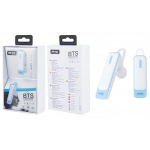 CT747 AZ Bluetooth Tie Headset for 2 BTS Devices, Blue
