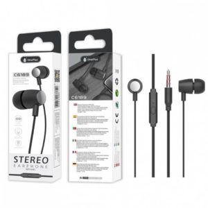 C6189 Earphones with Mic S.Basic Kirlio, 1.2m cable, Black