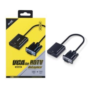 K3434 VGA TO HDMI ADAPTER WITH 3.5MM AUDIO CABLE