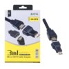 AU216 3 in 1 HDMI Cable with Micro & Mini HDMI Connectors 1.5M