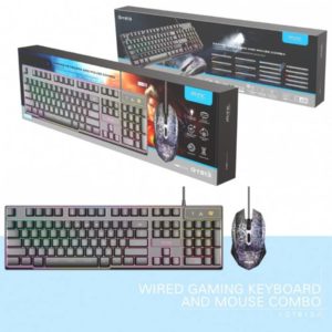 GT813 Gaming Keyboard & Mouse Set (ENG) 800/1200/1600DPI, Black