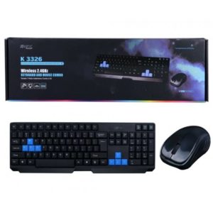 K3326 Keyboard and Jet Black Mouse Set