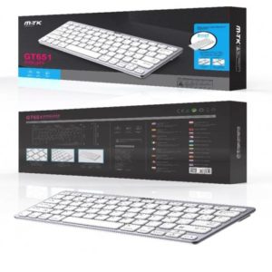 GT651 Wirless Bluetooth Keyboard Orfeo, 2.4Ghz, White
