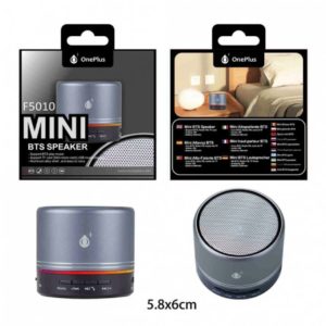 F5010 Mini Bluetooth Speaker Mera, 3W, FM/SD/USB/Audio, Grey