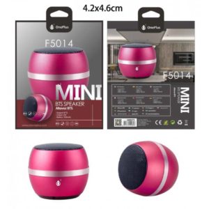 F5014 Mini Bluetooth speaker Jeremy, 4W, 300mAh, with TWS function & Handsfree, Red