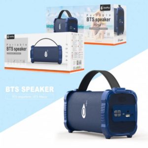 F5754 Portable Bluetooth Speaker with LED Light, Blue