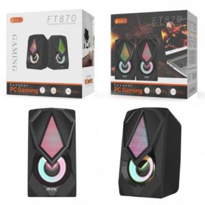 FT870 Gaming Super Speaker for PC Buho 2*3W, Black