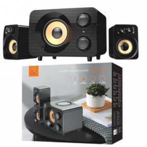 WOOX WF2891 WIRED PC SPEAKER WITH SUBWOOFER, BLACK