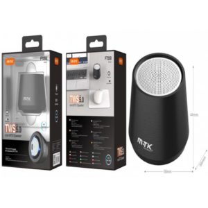 FT058 Mini Metal Bluetooth Speaker, 300mAh, Black