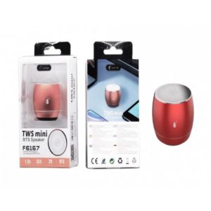 F6167 Mini TWS Bluetooth Speaker Karta, Red
