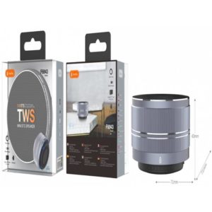 F6643 Mini Bluetooth Speaker Bells, TWS, 3W, Grey