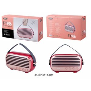 FT996 Bluetooth Speaker Radial, FM / TF / USB / Audio, 2 * 5W, Red