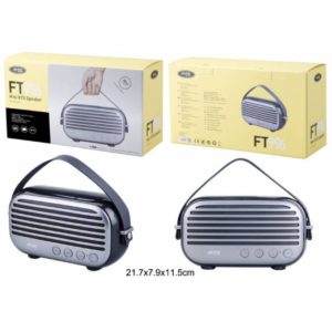FT996 Radial Bluetooth Speaker, FM / TF / USB / Audio, 2 * 5W, Black
