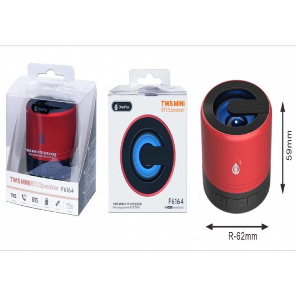 F6164 Mini Bluetooth Speaker Joltex, with CARD/USB, Red
