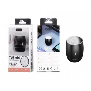 F6167 Mini TWS Bluetooth Speaker Karta, 4W, 300mAh, Black