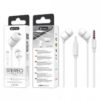 C6195 Earphones with Mic S.Basic Slugme, 1.2m cable, White