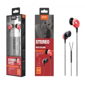 CT704 Headphones with Mia microphone, 1.2M, Red