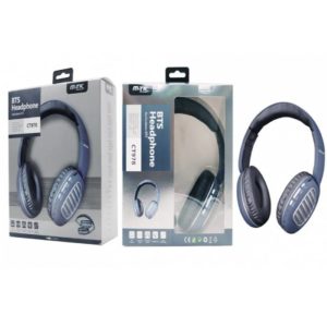 CT978 Bluetooth Headphones Erica W/Mic, BTS/FM/TF, Blue + Silver