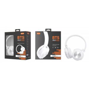 C5083 Bluetooth Headphone Edox, SD/FM/3.5Line, White