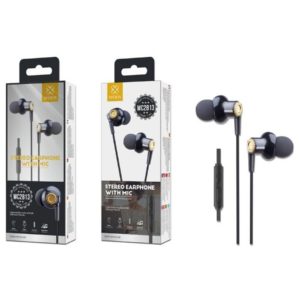 WOOX WC2813 Stereo Earphone with Mic Gold