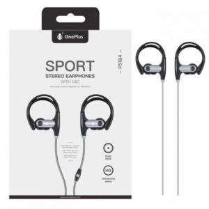 P5184 GR STEREO EARPHONES WITH MICROPHONE, GRAY