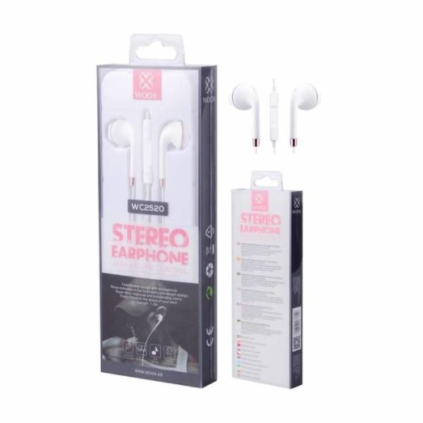 WOOX WC2520 EARPHONES PINK