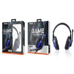 CT649 Headset Gaming with Microphone for PS4 /Tablet / Mobile, Black + Blue