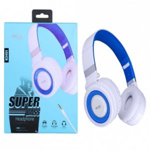 K3451 Wired Headphones W/Mic, Blue
