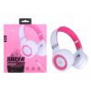 K3451 Wired Headphones W/Mic, Pink