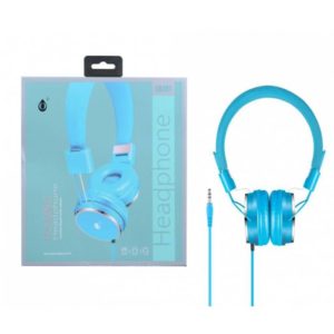 EB201 Mini Wired Headphones, Blue