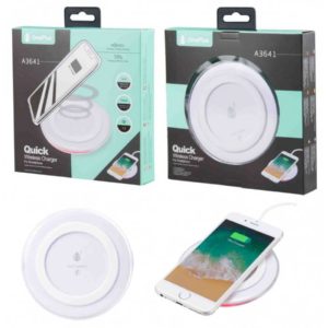 A3641 BL QI 1.2 Wireless Quick Charger for Mobile, 12W, White