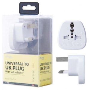 AT657 Universal Plug Adapter to Plug England Plug