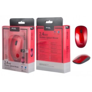 GT707 RJ WIRELESS MOUSE MARS 2.4GHZ, 800/1200/1600 DPI, RED