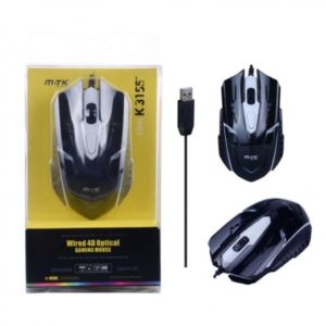 K3155 TIGER GAMING MOUSE WITH LED LIGHT 7 COLORS
