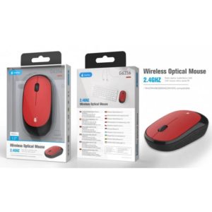 G6356 Wireless Mouse Sarco, 2.4 Ghz, 800 DPI, Red