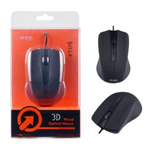 K3376 Mage Optical Mouse with Cable Black